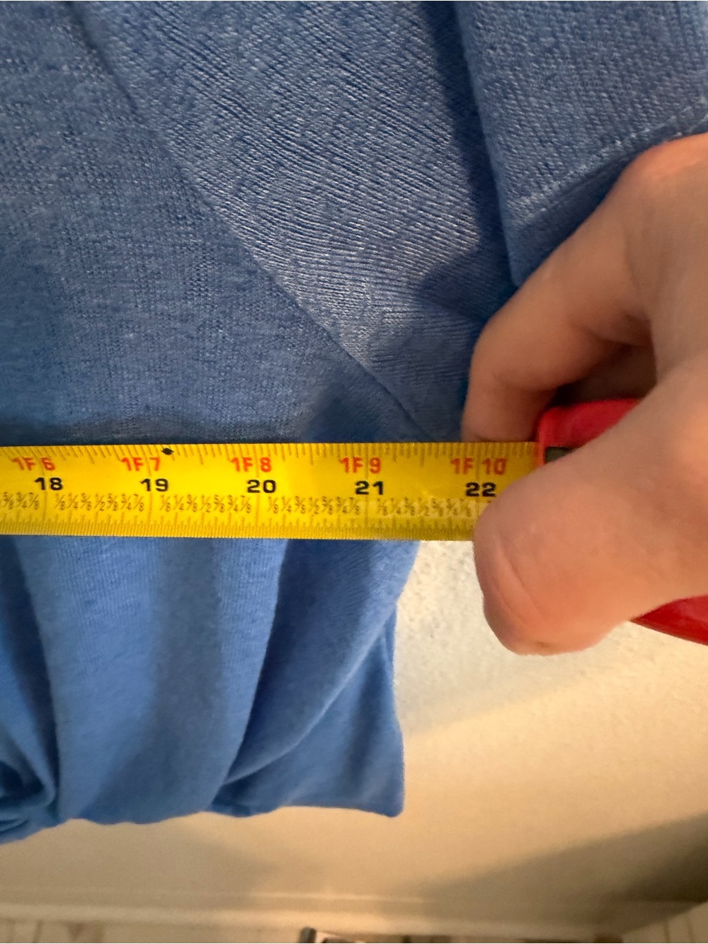 bobeau Cornflower Blue V-Neck Twist-Front Short Sleeve Top - Picture 5 of 6